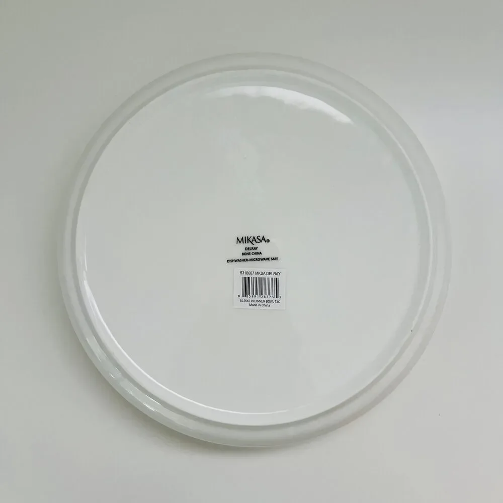 MIKASA Delray White Bone China 10.25